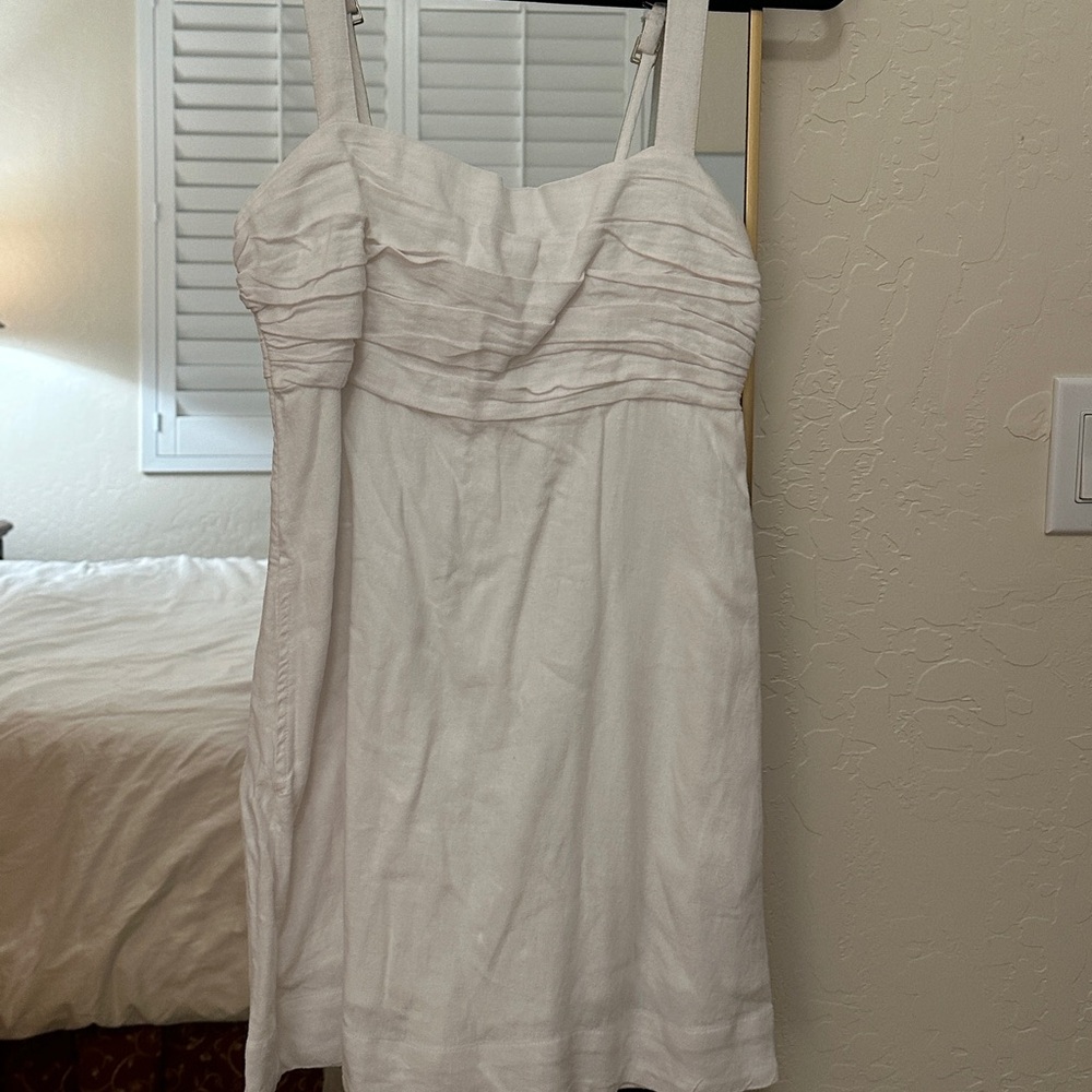 Abercrombie & Fitch White Strap Dress